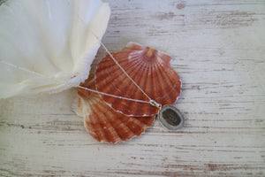 Solar Quartz Silver Necklace