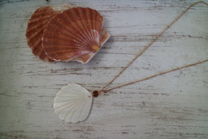Pearl Shell Rose Gold Necklace