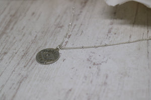 Silver evil eye of protection Necklace