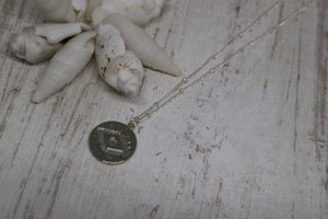 Silver evil eye of protection Necklace