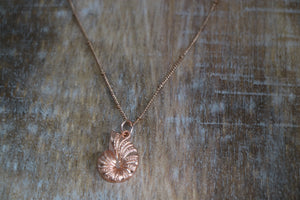 Rose Gold Shell Necklace