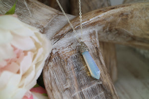 Opalite Silver Necklace