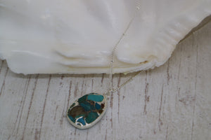 Turquoise Silver Necklace