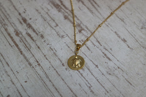Bertie Necklace - Gold Turtle