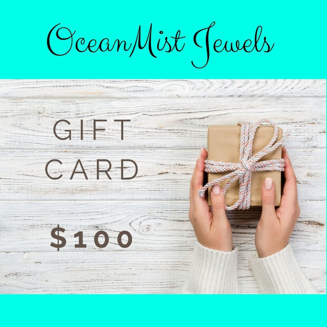 OceanMist Jewels GIFT CARD - $100