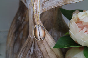 Cowrie Shell Gold Necklace