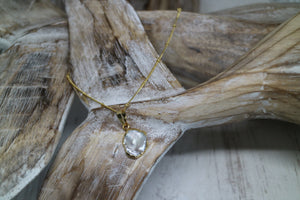Mother of Pearl Shell Gold Necklace
