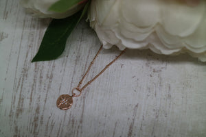 Rose Gold Cubic Zirconia Necklace