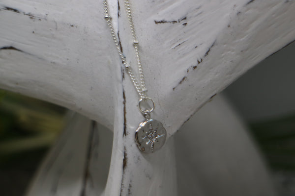 Load image into Gallery viewer, Silver Cubic Zirconia Necklace
