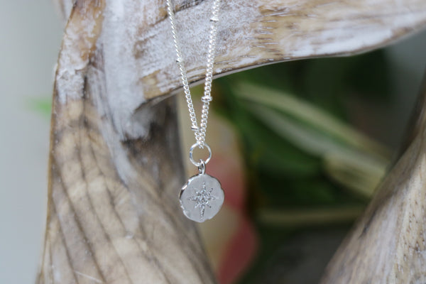 Load image into Gallery viewer, Silver Cubic Zirconia Necklace
