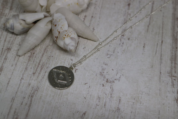 Load image into Gallery viewer, Silver evil eye of protection Necklace
