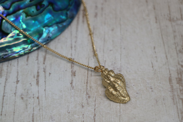 Load image into Gallery viewer, Gold Shell Necklace

