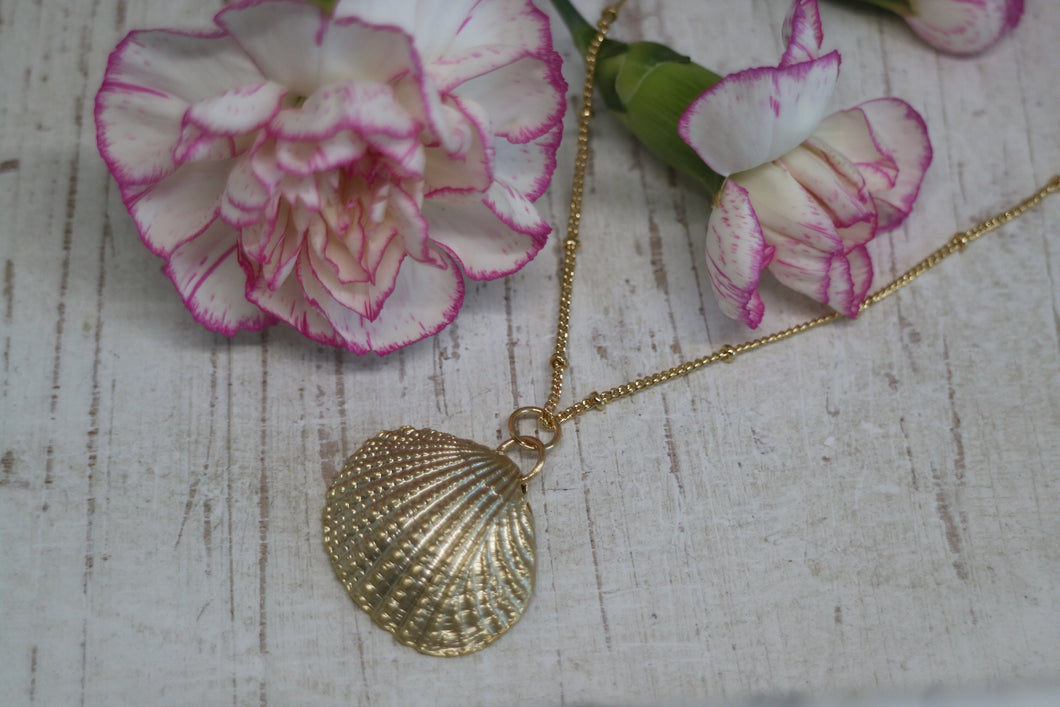 Gold Shell Necklace