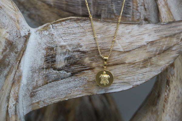Load image into Gallery viewer, Bertie Necklace - Gold Turtle
