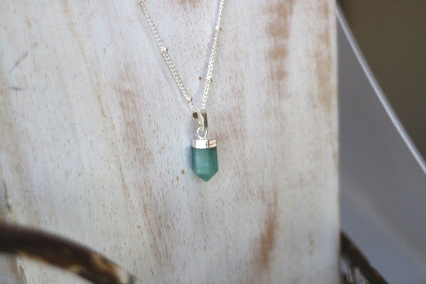 Load image into Gallery viewer, Amazonite Gemstone Silver Necklace
