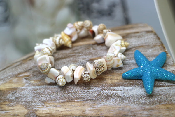 Load image into Gallery viewer, Children&#39;s sea shell bracelet
